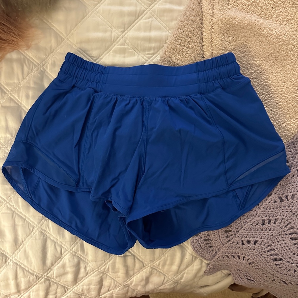 Lululemon Athletica Blue Athletic Shorts Lightweight Performance